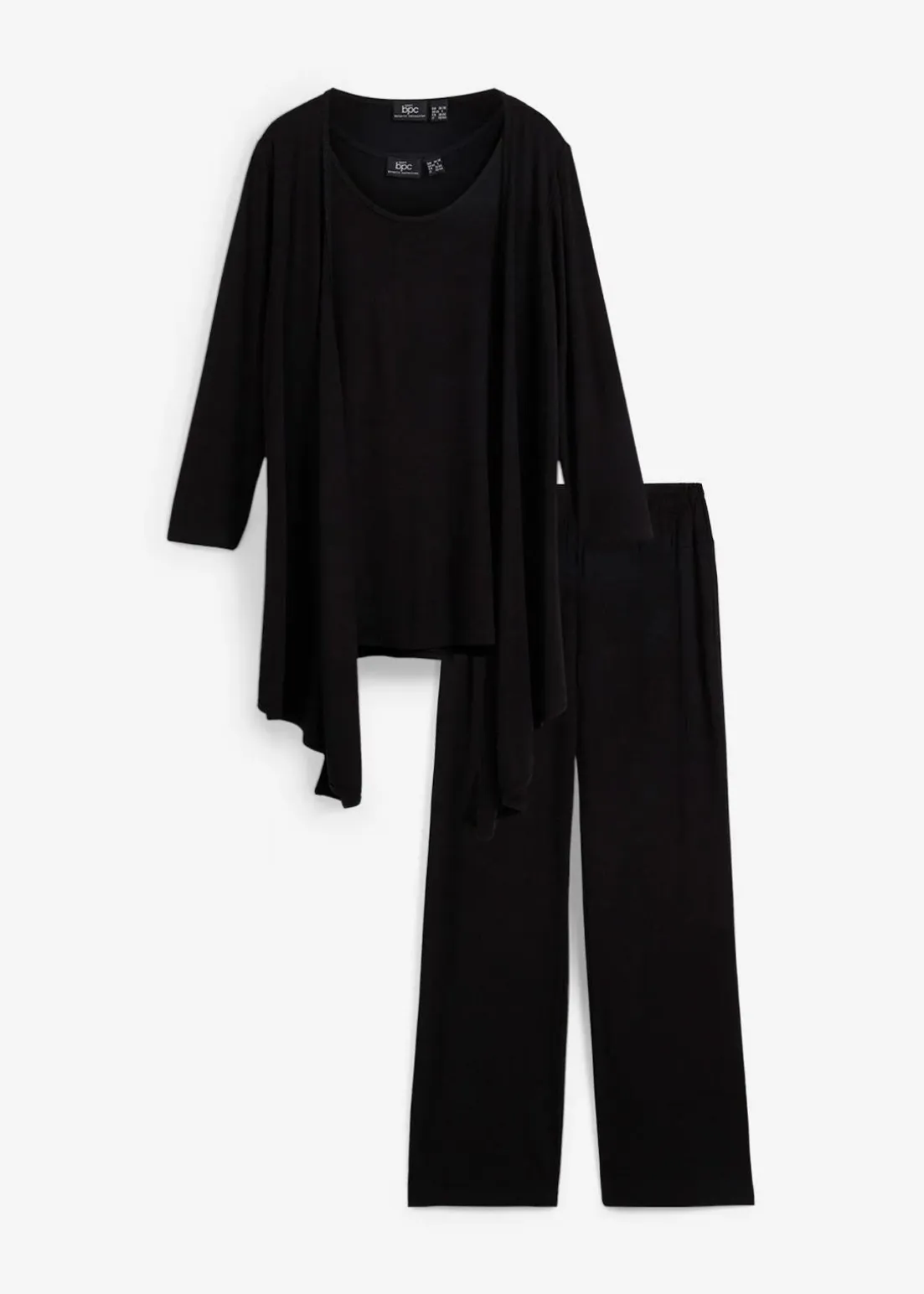 Loungewear Hausanzug (3-tlg.Set) mit Viskose