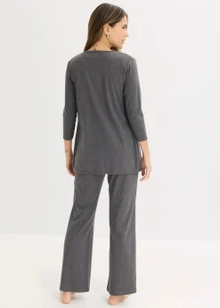Loungewear Hausanzug (3-tlg.Set) mit Viskose