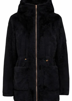 Lässige Fellimitat-Jacke