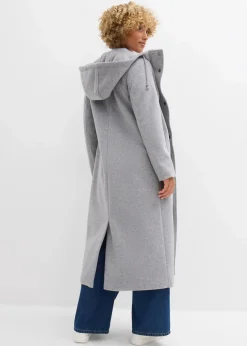 Mantel aus Wollimitat, Maxi-Länge