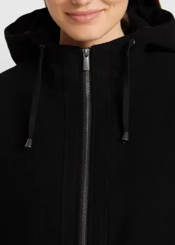 Mantel in Materialmix