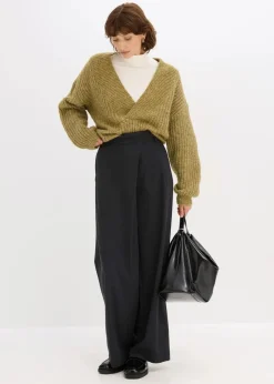 Marlenehose aus fließendem Viskose-Mix