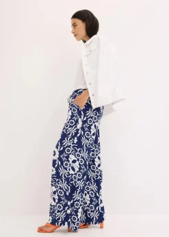 Marlenehose aus fließender Viskose