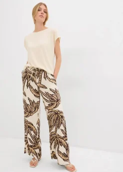 Marlenehose aus fließender Viskose