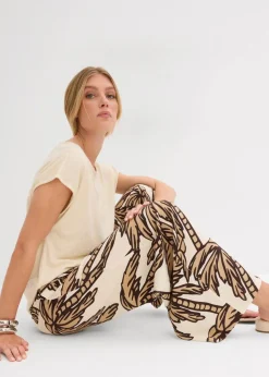 Marlenehose aus fließender Viskose