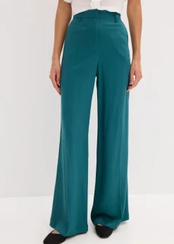 Marlenehose aus fließender Viskose