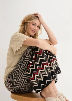 Marlenehose aus fließender Viskose