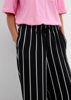 Marlenehose aus leichtem Crêpe