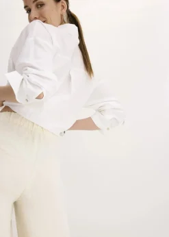 Marlenehose aus leichtem Crêpe