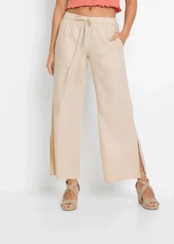 Marlenehose aus Leinen