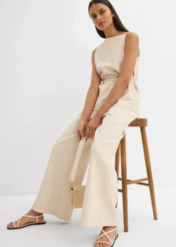 Marlenehose aus Piqué