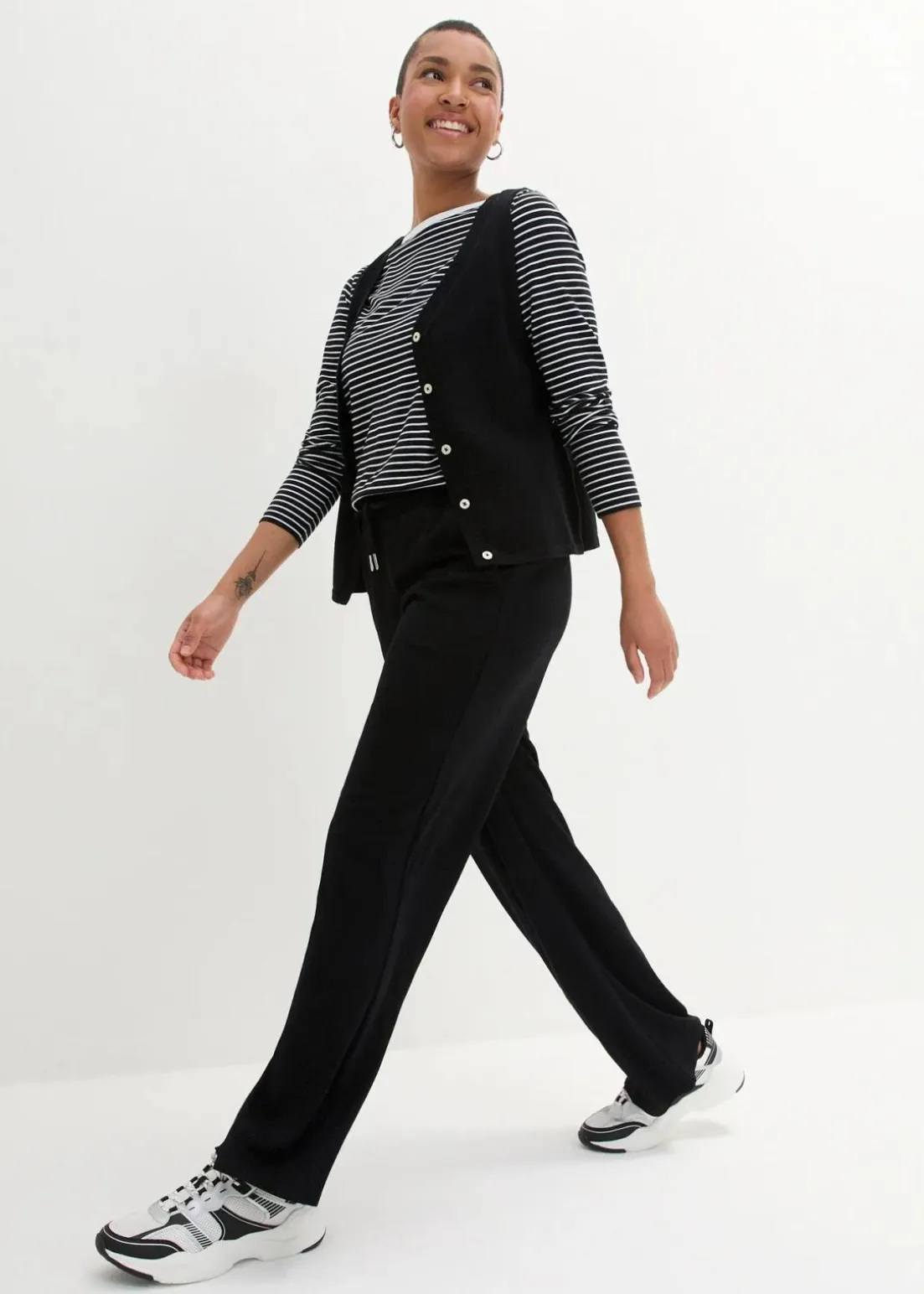 Marlenehose aus Viskose-Mix