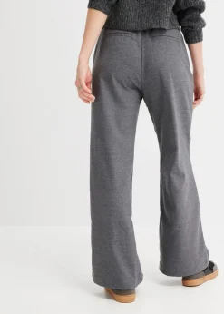 Marlene-Hose in Wolloptik