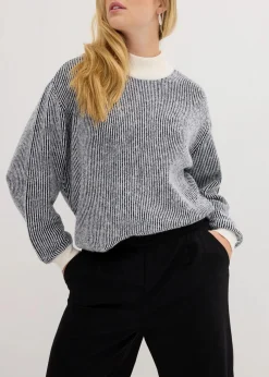 Marlene-Hose in Wolloptik