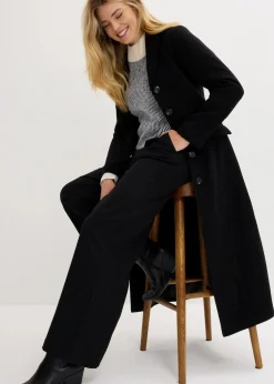 Marlene-Hose in Wolloptik