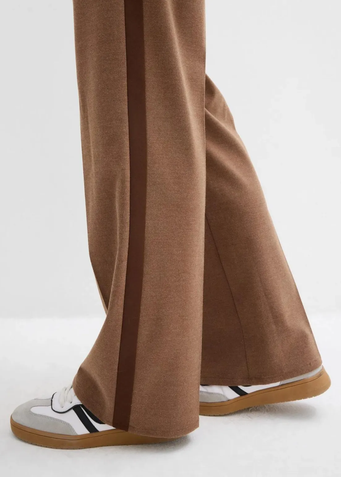 Marlenehose in Wolloptik