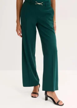 Marlenehose mit Ziergürtel