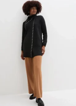 Marlenehose mit Ziergürtel