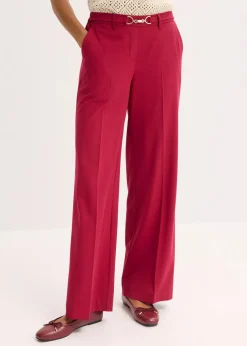 Marlenehose mit Ziergürtel