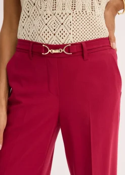 Marlenehose mit Ziergürtel