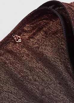 Maxi Brazilslip aus glitzerndem Material