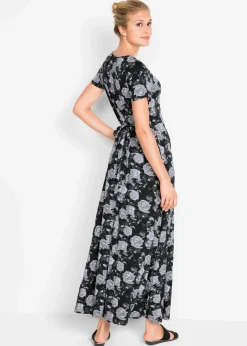 Maxi- Shirt- Kleid, kurzarm