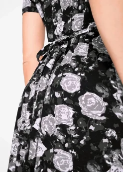 Maxi- Shirt- Kleid, kurzarm