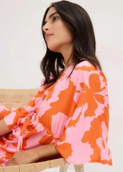 Maxikleid aus fließendem Satin