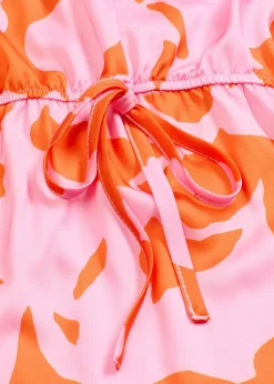 Maxikleid aus fließendem Satin