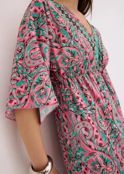 Maxikleid aus fließender Viskose