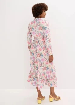 Maxikleid aus fließender Viskose