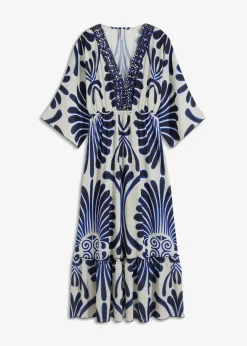 Maxikleid aus fließender Viskose