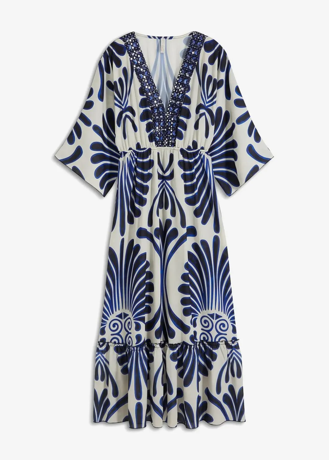 Maxikleid aus fließender Viskose