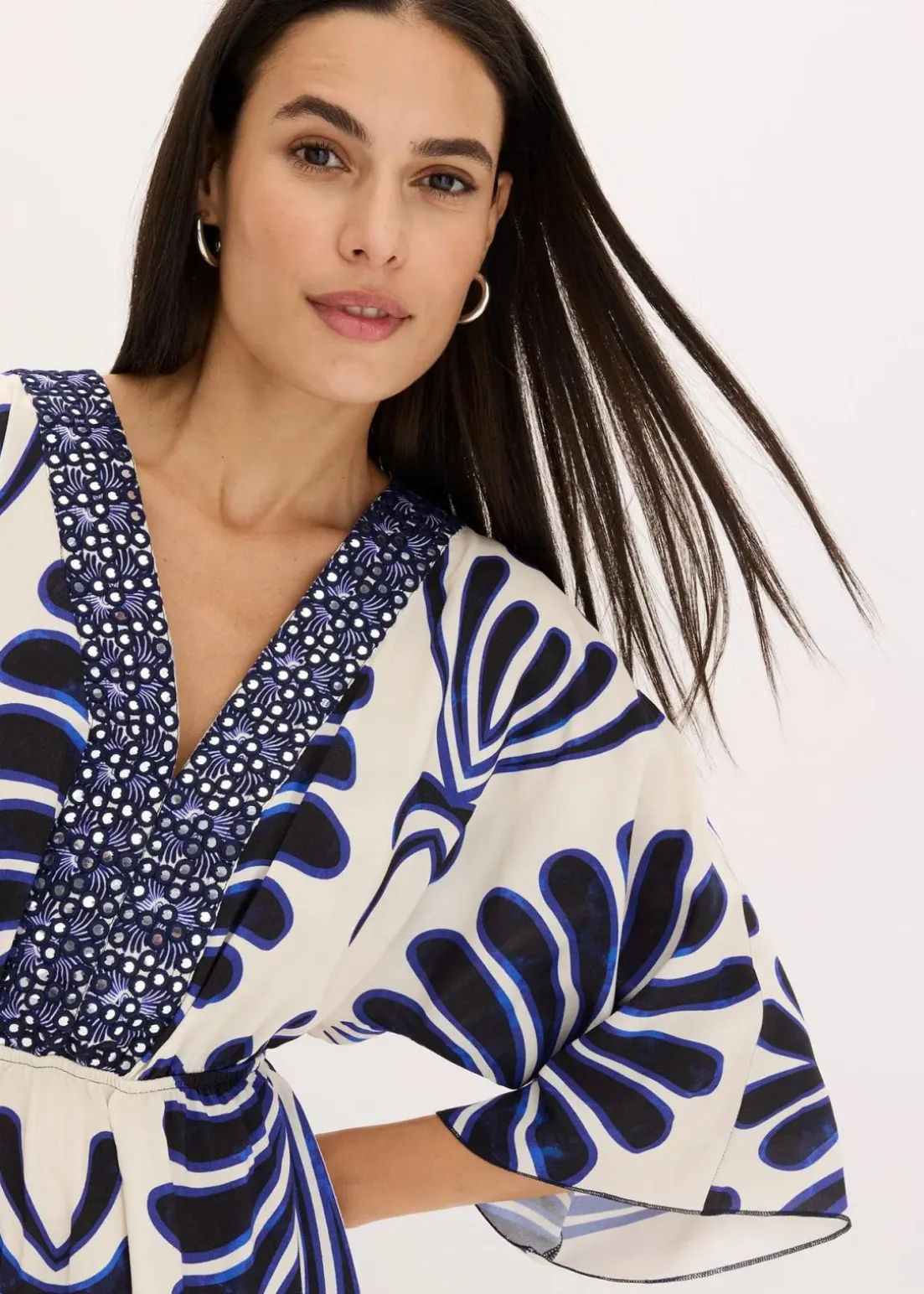 Maxikleid aus fließender Viskose