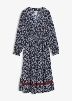 Maxikleid aus fließender Viskose