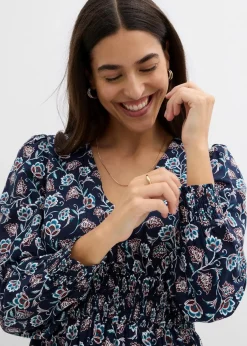 Maxikleid aus fließender Viskose