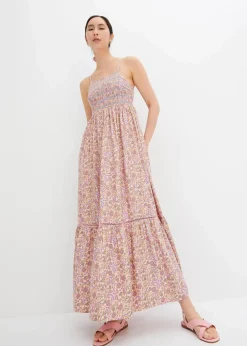 Maxikleid aus fließender Viskose