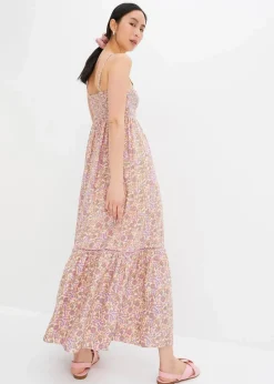 Maxikleid aus fließender Viskose