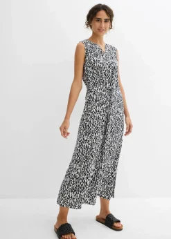 Maxikleid aus fließender Viskose