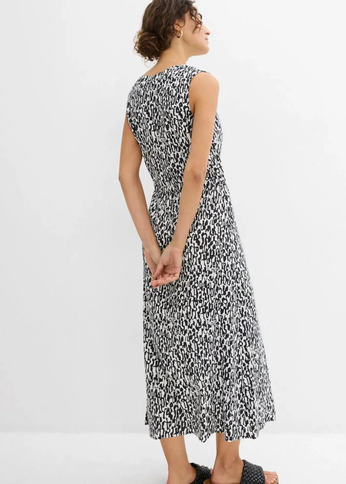 Maxikleid aus fließender Viskose