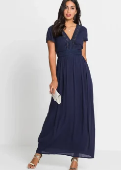 Maxikleid aus fließender Viskose