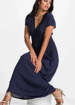 Maxikleid aus fließender Viskose