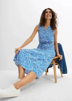 Maxikleid aus fließender Viskose