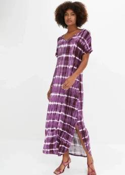 Maxikleid aus fließender Viskose