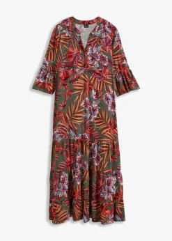 Maxikleid aus fließender Viskose