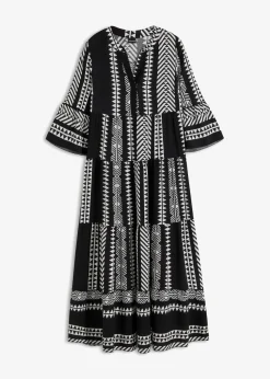 Maxikleid aus fließender Viskose