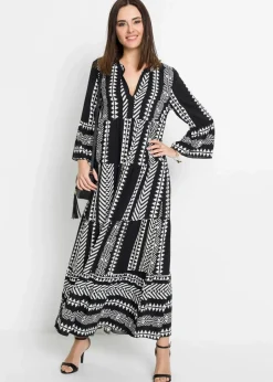 Maxikleid aus fließender Viskose