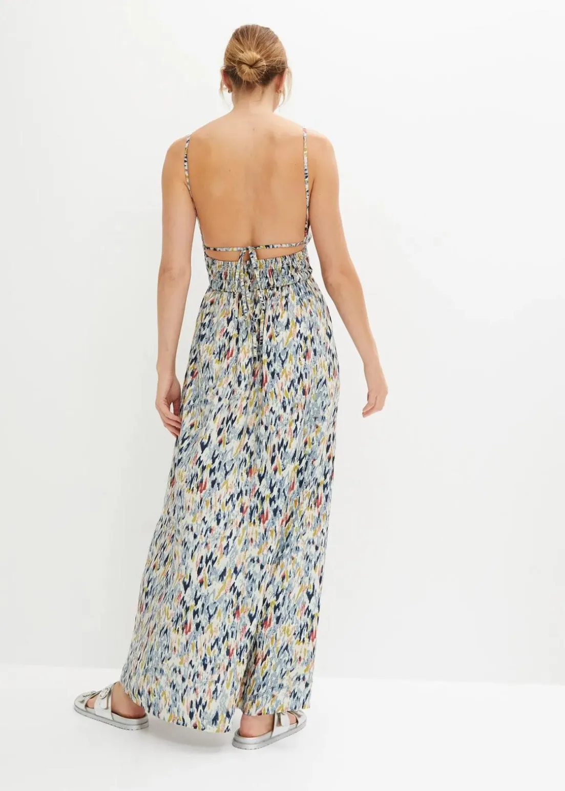 Maxikleid aus fließender Viskose