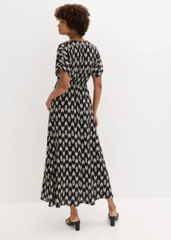 Maxikleid aus fließender Viskose