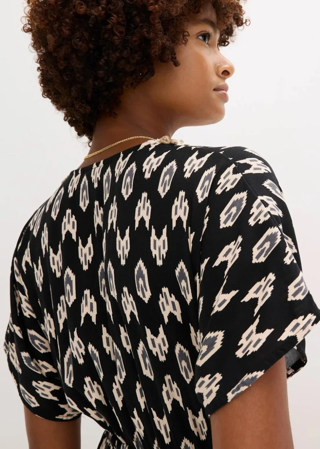 Maxikleid aus fließender Viskose